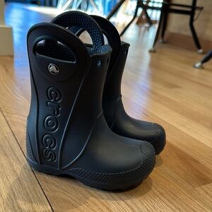 Crocs Kids Navy Rain Boots